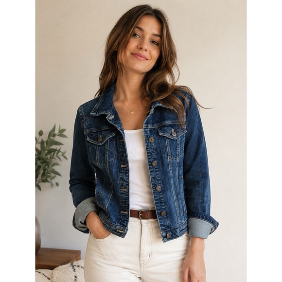 Anthropologie Jackets & Blazers - Anthropologie Pilcro & The Letterpress Classic Denim Jean Jacket Women's Small